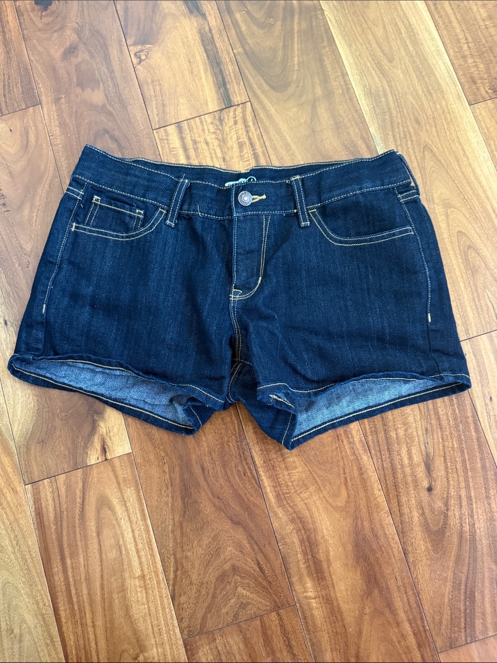 Old Navy Dark Indigo Denim Short Shorts